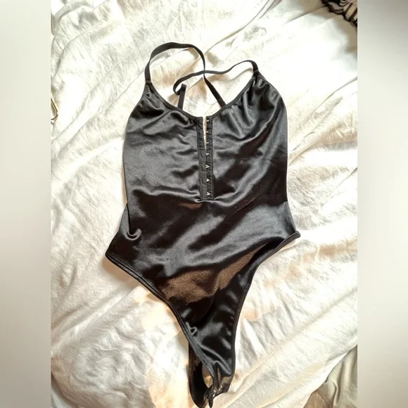 Tops | Black Sexy Body Suit | Poshmark